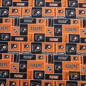 Philadelphia Flyers Logo Cotton Fabric 43