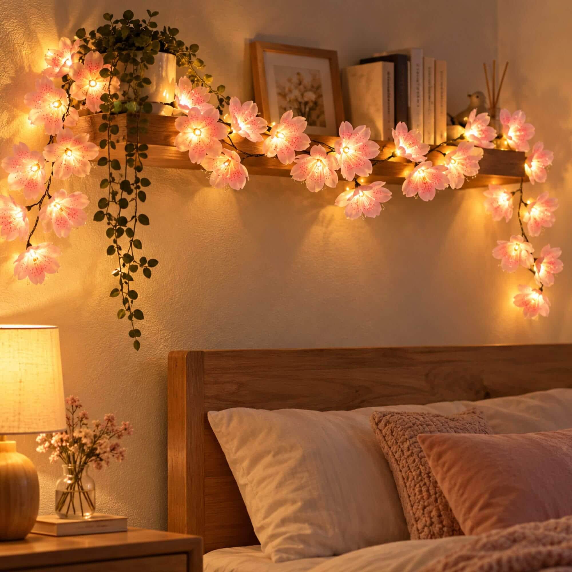 Gardine lichterkette