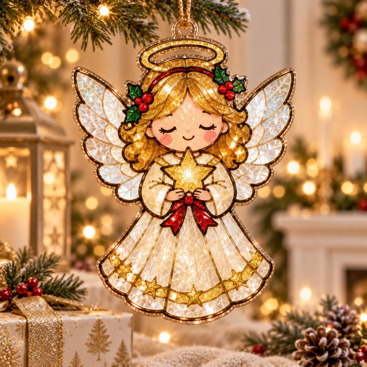 Stained Glass Angel - Etsy