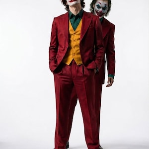 joker green dress shirt joker vest