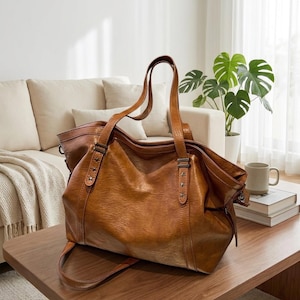 Large Tote Bag for Women, Oversized Shoulder Bag, Everyday Work Handbag, Travel Carryall Purse, Casual Shopper Tote, Gift for Her