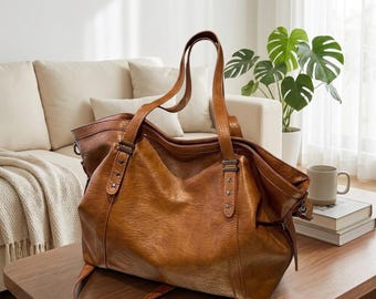 Large Tote Bag for Women, Oversized Shoulder Bag, Everyday Work Handbag, Travel Carryall Purse, Casual Shopper Tote, Gift for Her