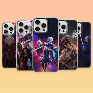 Devil May Cry Phone Case Dante Vergil Cover for iPhone 17Pro, 16, 15, 14, 13, 12, Samsung S26, S25, S24, S23Fe, A16, A26, A56,Pixel 10, 9Pro