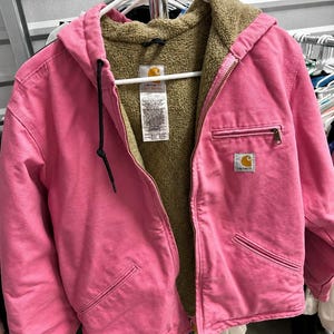 Womens pink carhartt jacket - Etsy 日本