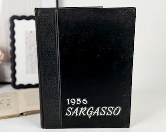 Sargasso 1956 Earlham College Yearbook | Vintage Indiana Quaker College Year Book