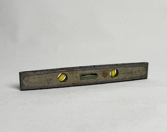 Vintage Empire Levels Pocket Level | Brass & Steel Torpedo Level