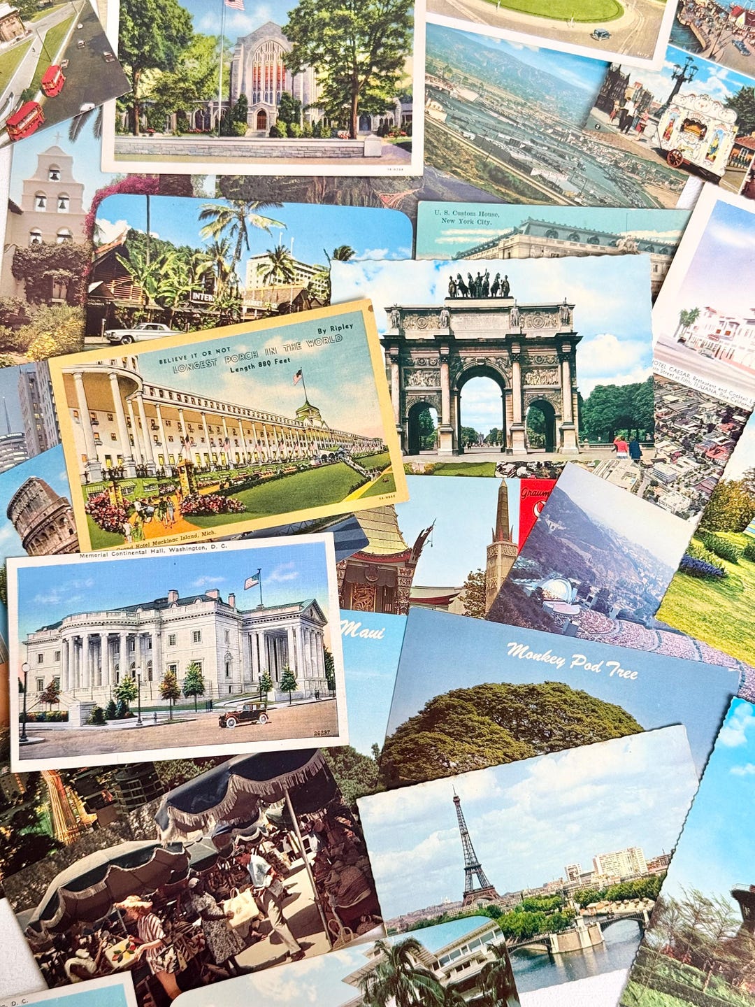 Vintage Usa/world Postcards – Assorted Unused Travel Scenes (1940s ...