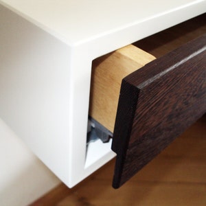 Wenge wall drawer image 3