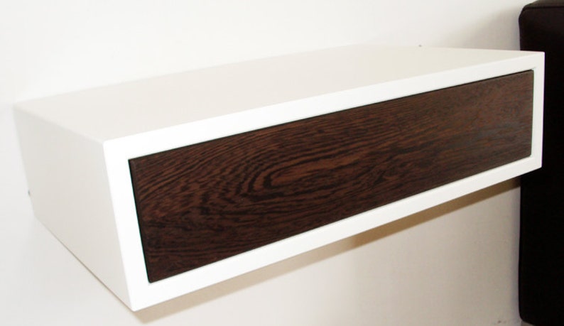 Wenge wall drawer image 2