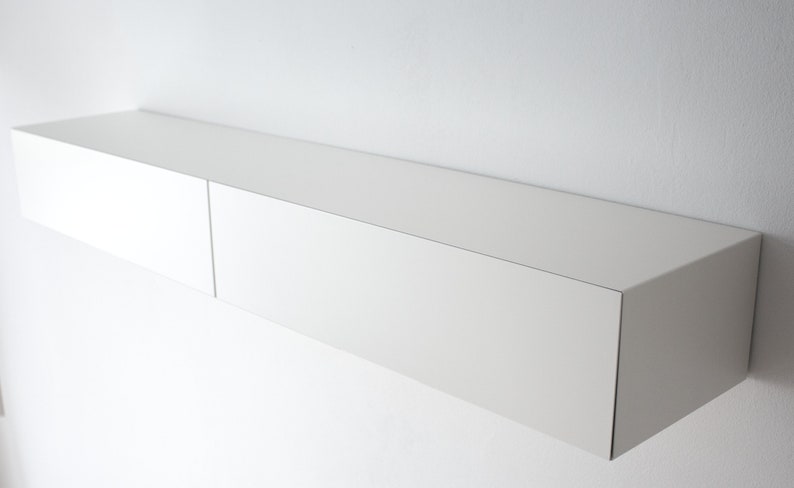 Floating bedside table White image 2