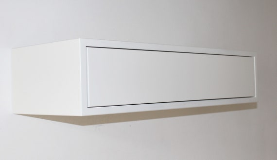 Wandschublade, weiss