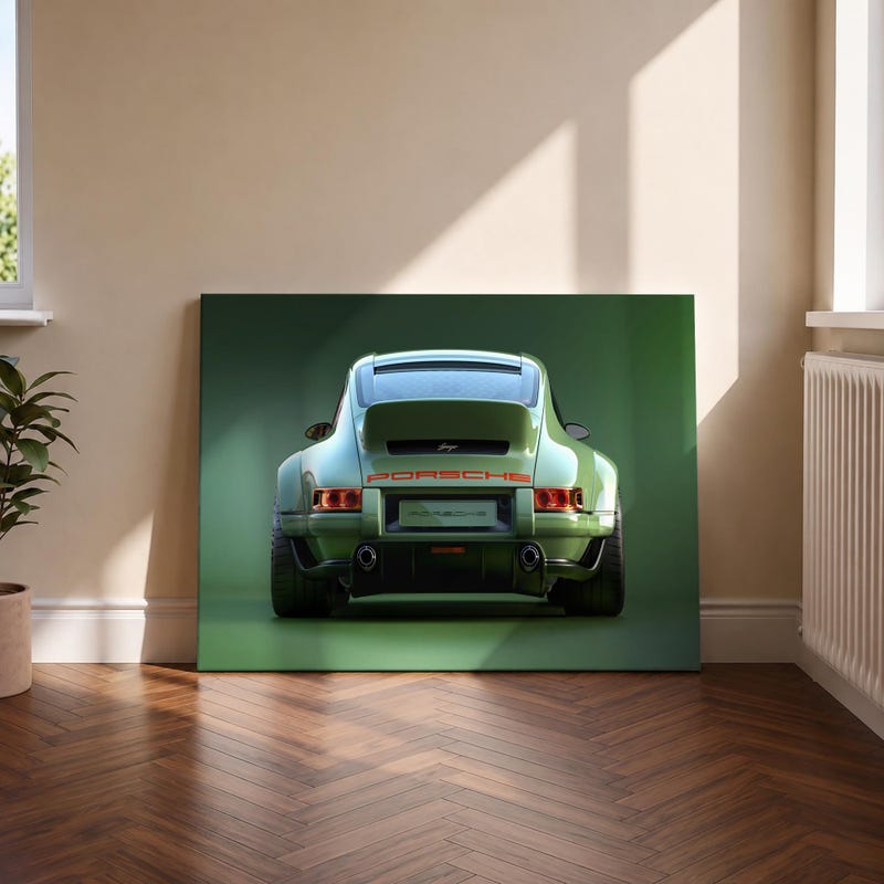 Prosche Signer Porsche Art Olive - Etsy