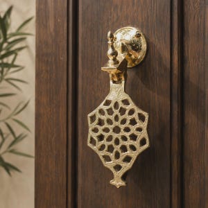 Hnadcrafted Moroccan Brass Door Knocker