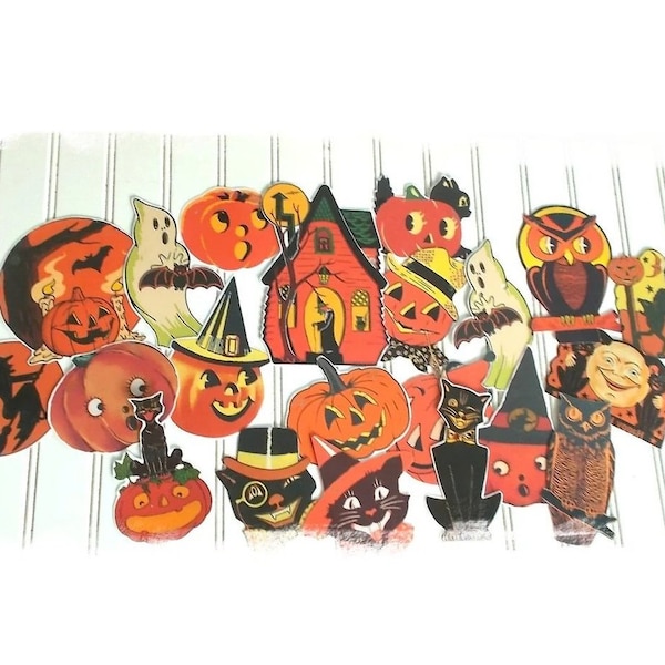 Vintage Halloween Decorations Etsy