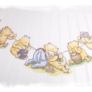 Classic Pooh Banner Pooh Decoration For Home Decor Baby Shower Birthday Banner  Laminated Banner #1