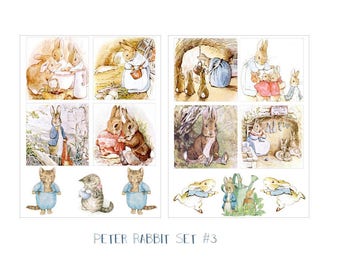 Peter Rabbit Iron On Heat Transfers Vintage Peter Rabbit Image Transfers for your Creative Projects  #2