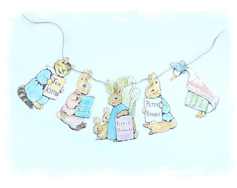 Peter Rabbit Banner Peter Rabbits Decoration For Home Decor Baby Shower Birthday  Banner  #4