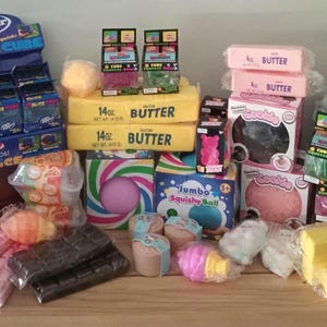 Squishy mysteriebox 3 artiklar