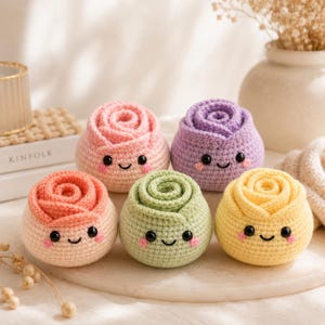 Dumpling and Steamer Basket Pattern, No Sew Bao Bun Plush, Viral Crochet Tutorial, Beginner Amigurumi PDF Pattern