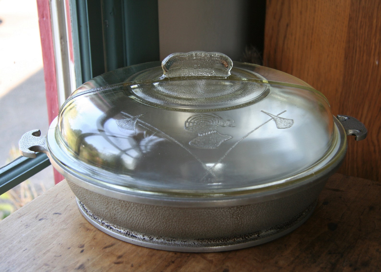 Vintage Guardian Service Cookware Large Round Chicken Fryer Etsy