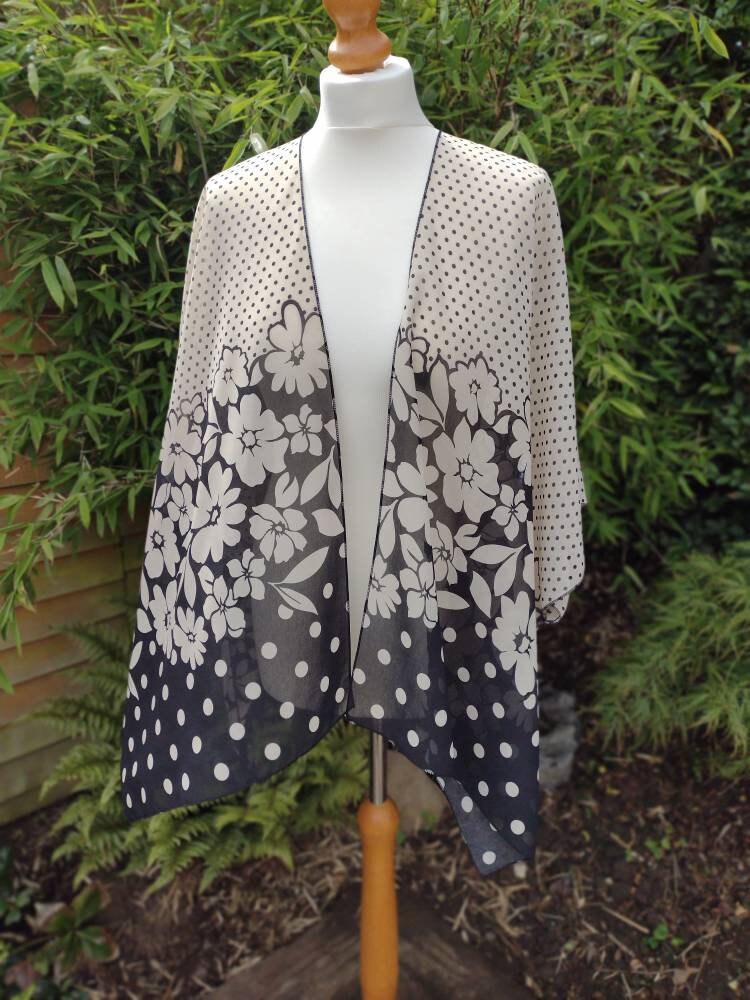 Bajra Wool/Silk Gauze Square Scarf Linen Beige
