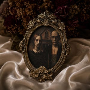 Gothic Halloween Frames, Vampire Portraits, Repurposed Vintage Paintings, Dark Academia Gothic Art Collection, Witchy Baroque Decor