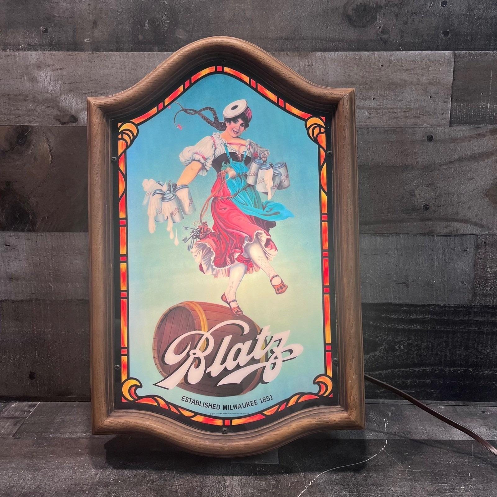 Lighted Blatz Beer Sign - Etsy