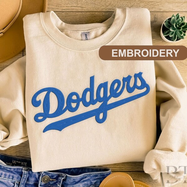 Los Angeles Dodgers Embroided Sweatshirt, Dodgers Los Angeles Baseball Gear, LA Dodyers, LA Dodgers