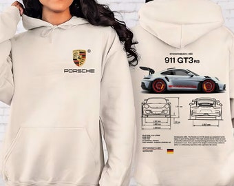 Porsche 911 GT3 RS Aesthetic Tshirt, Porsche 911 GT3 RS 2 side Tshirt, Porsche Shirt, Trending Sweatshirt, Hoodie, Gift For Fan Unisex Shirt