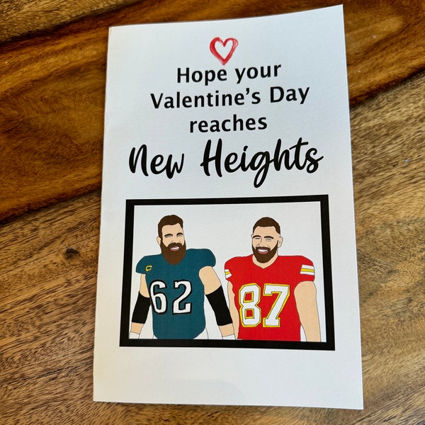 New Heights Printable Valentines Card