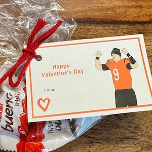 Joe Burrow Printable Valentines