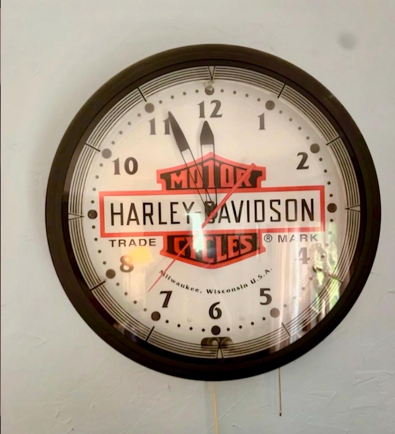 Vintage harley davidson clock - Etsy 日本