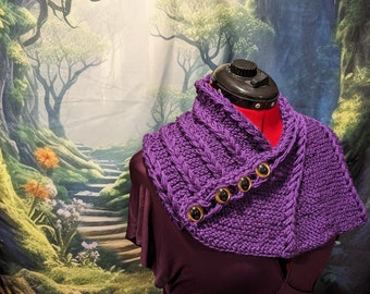 Dragon's Bane Cowl, Neck Warmer, Scarf, Ready to Ship