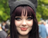 Black Cat Hand Felted Hat