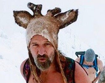 Wim Hof Ice Man Deer Headdress