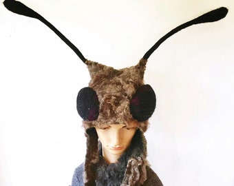 Moth Hat gothic costume