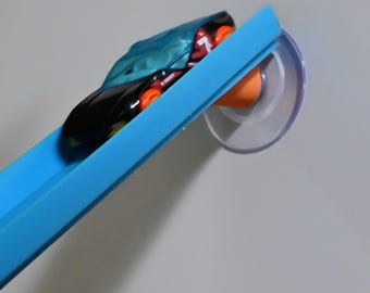 Angled Suction Cup Mounts for Tab-Style Tracks | Hot Wheels Compatible | Creative Ramps