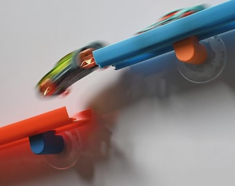 Suction Cup Mounts for Tab-Style Tracks | Hot Wheels Compatible | Vertical Play