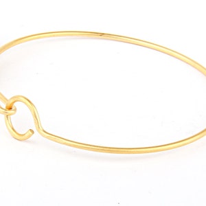 Armreif Armband Bar, Armreif Gold, vergoldet, 1 Stück // GFND-077
