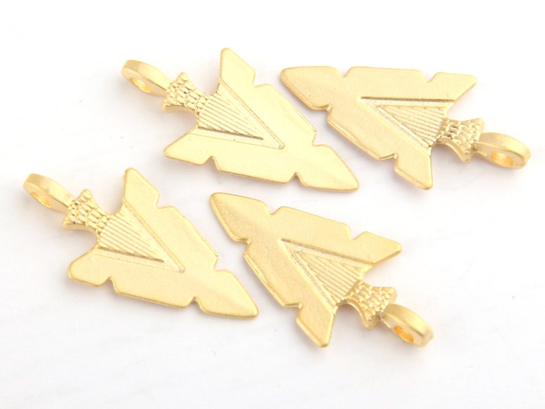 Gilded Arrow Head Pendant encrusted with crystals and made in Turkey main image 0