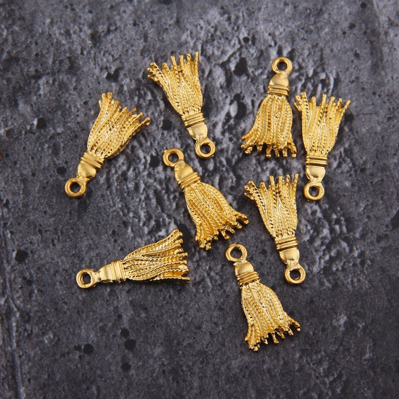 Metal Tassel Charms Zipper Pull Charms Bracelet Tassels Etsy