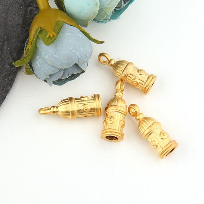 Gold Dome Cord End Caps / Gold End Caps / Tassel Caps / Gold Etsy