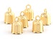 Spotted Tassel Cap, Cord End 22k Gold Plated, 6 pieces // GF-095 