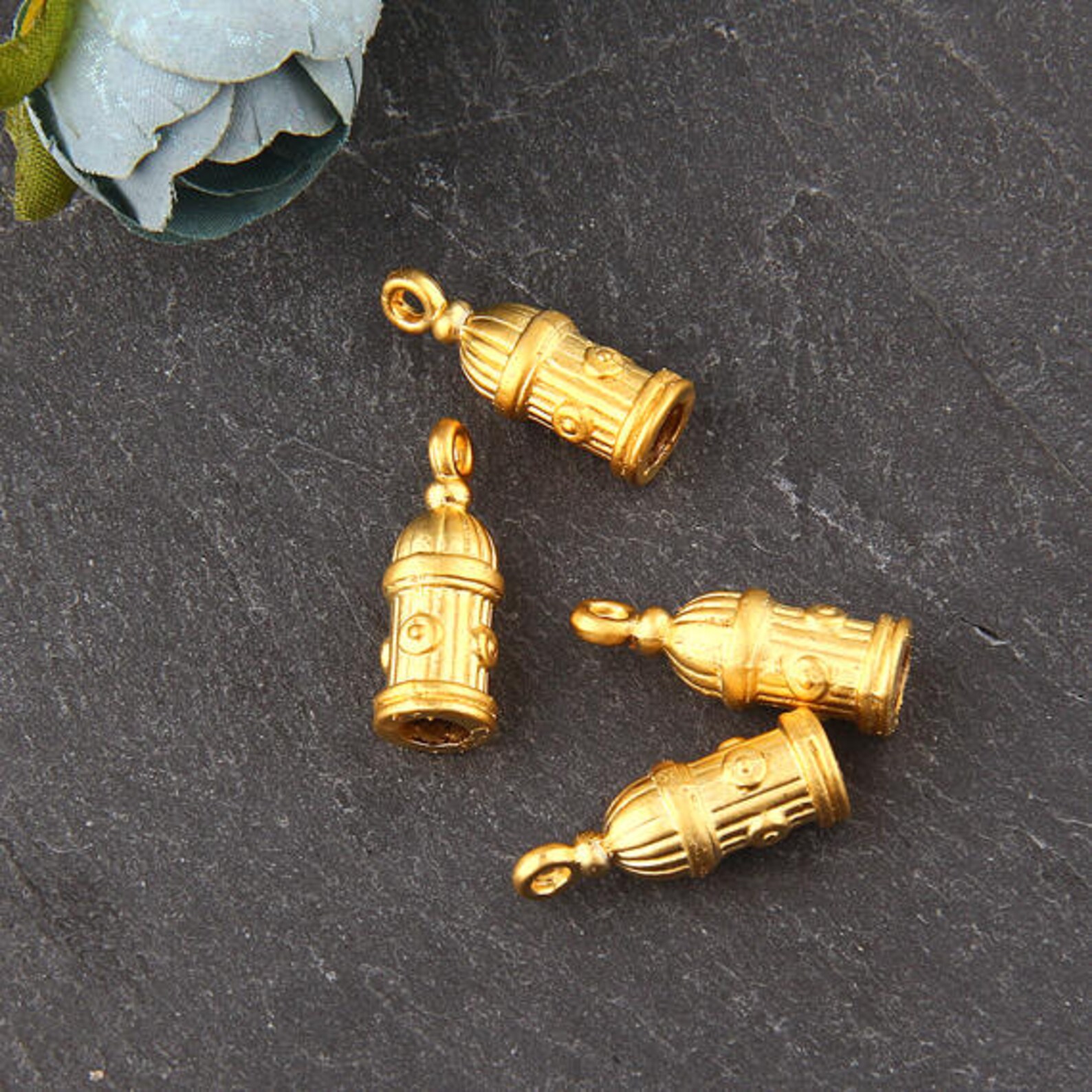 Gold Dome Cord End Caps / Gold End Caps / Tassel Caps / Gold Etsy