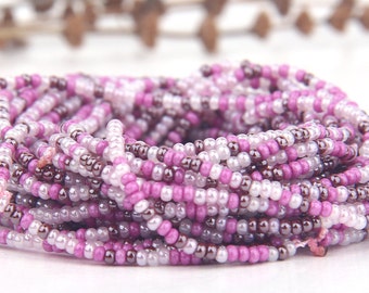 1/2 Meter Mix Color Seed Bead Strands, 11/0 Seed Beads, 2mm Glass Beads, Weaving Beads, Bulk Seed Beads, Colorful Czech Seed Beads // BD-168