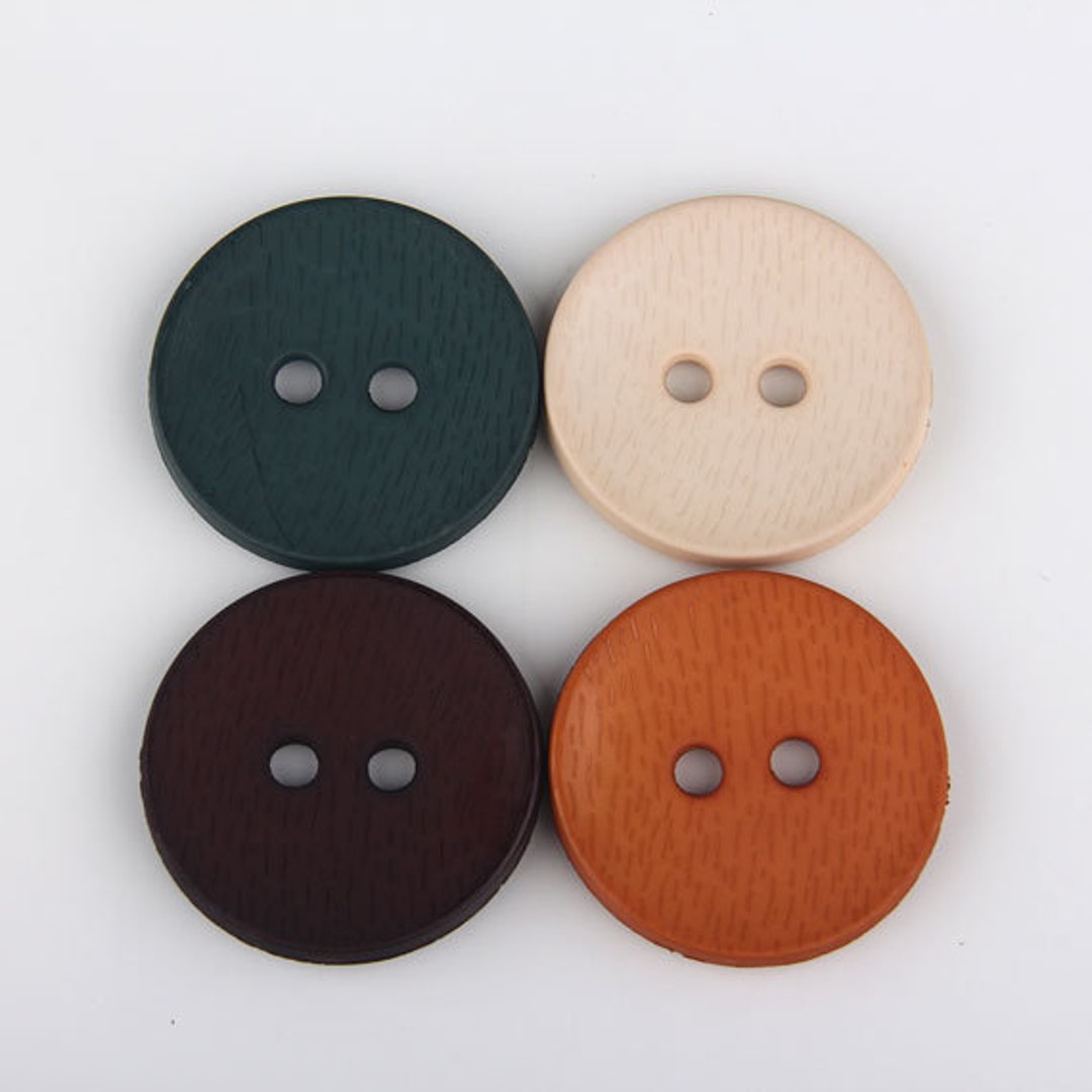 Large Plastic Buttons Large Round Buttons 2 Holes Buttons Etsy
