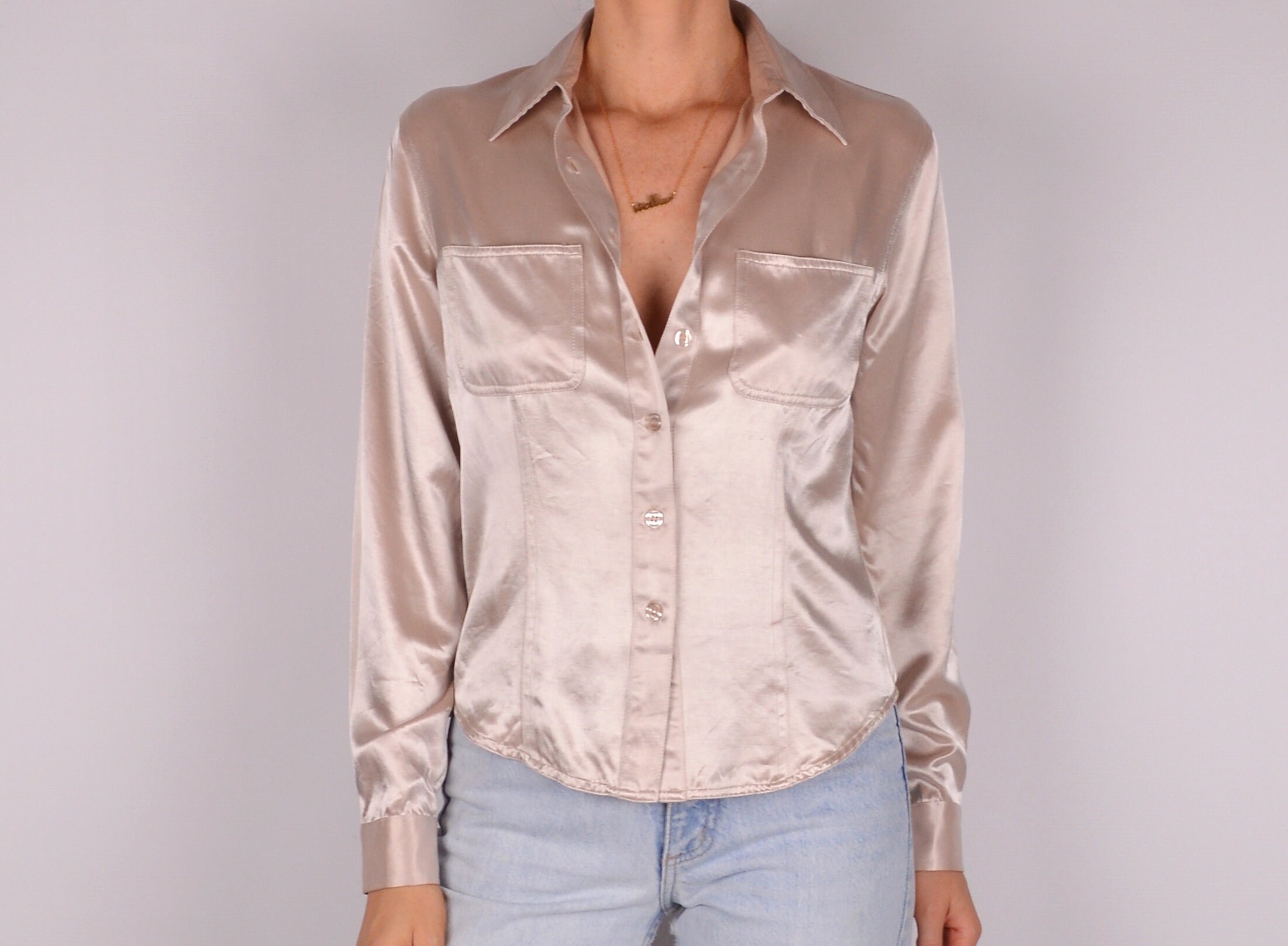 blouse champagne