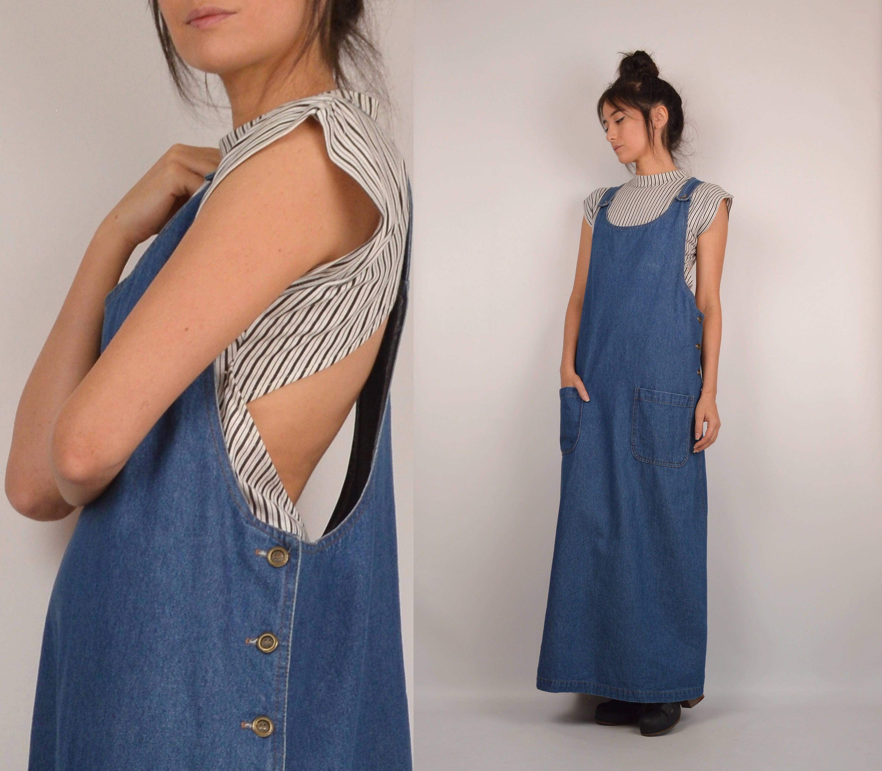 90's overall dress hotsell