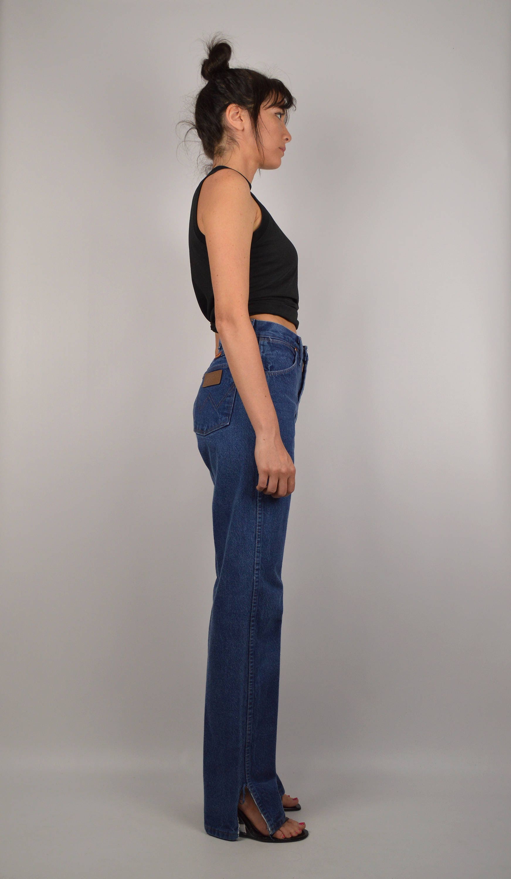 Chic High Waist Straight Leg Jeans main image 1