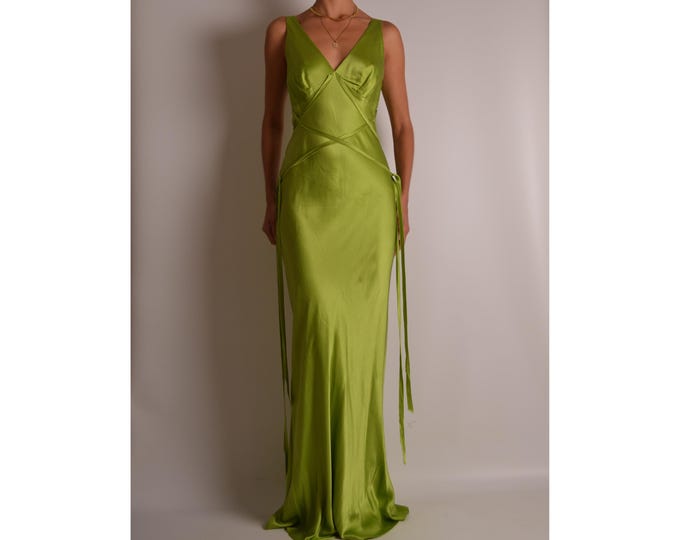 Vintage Liquid SILK Gown (S/M)